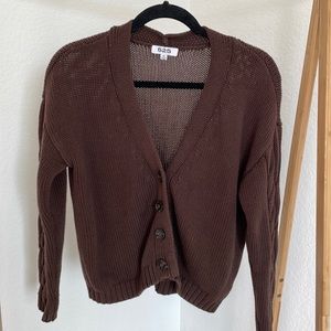 525 Cable Cotton Cardigan